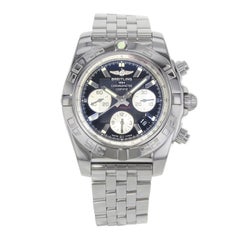 Breitling Chronomat 44 Black Dial Steel Automatic Men’s Watch AB011012/B967-375A