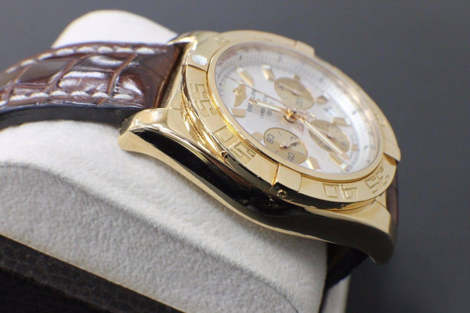 breitling chronomat 44 leather strap