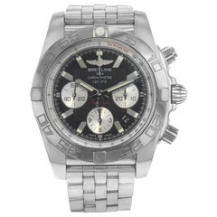 Used Breitling Chronomat 44 Steel Black Dial Men's Watch AB011012/B967-375A