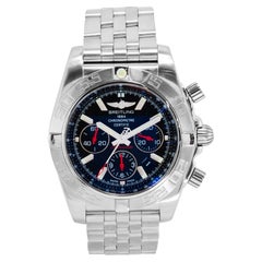 Montre Breitling Chronomat 44MM AB0111 Automatique Cadran noir Acier inoxydable