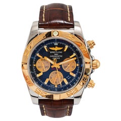 Breitling Chronomat 44MM CB0110 Chronograph 18K Roségold Edelstahl Uhr