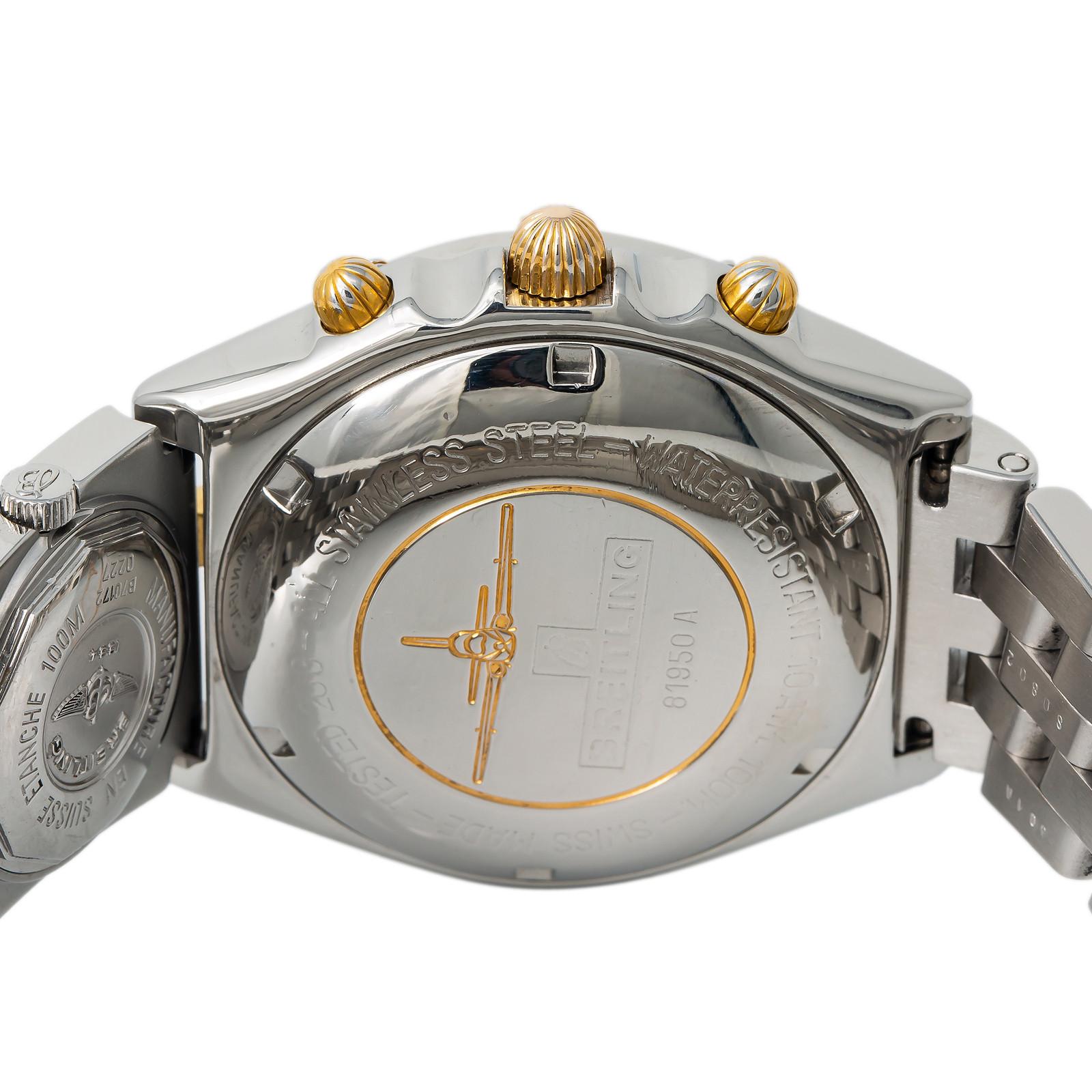 Men's Breitling Chronomat 81950, White Dial, Certified and Warranty