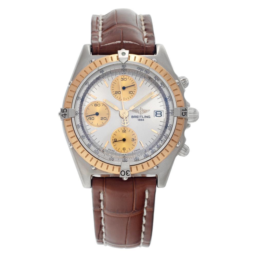 Breitling Chronomat 81950 en acier inoxydable avec cadran argenté, montre automatique 38 mm en vente