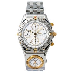 Retro Breitling Chronomat 81950, White Dial, Certified and Warranty