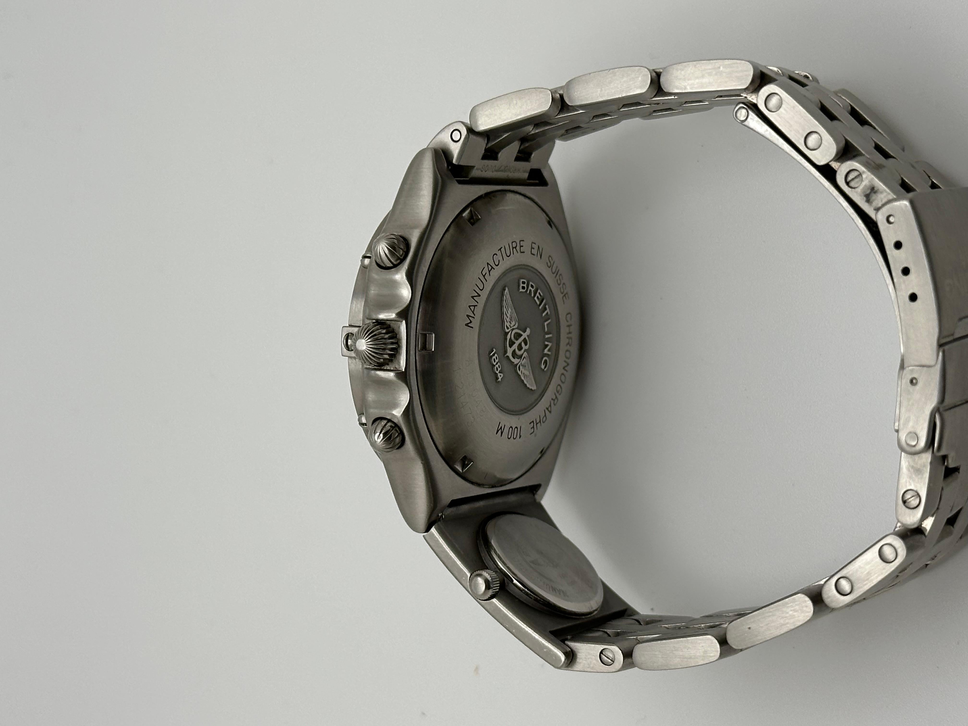 Breitling Chronomat A13048 Stainless Steel UTC Bracelet 39mm For Sale 1