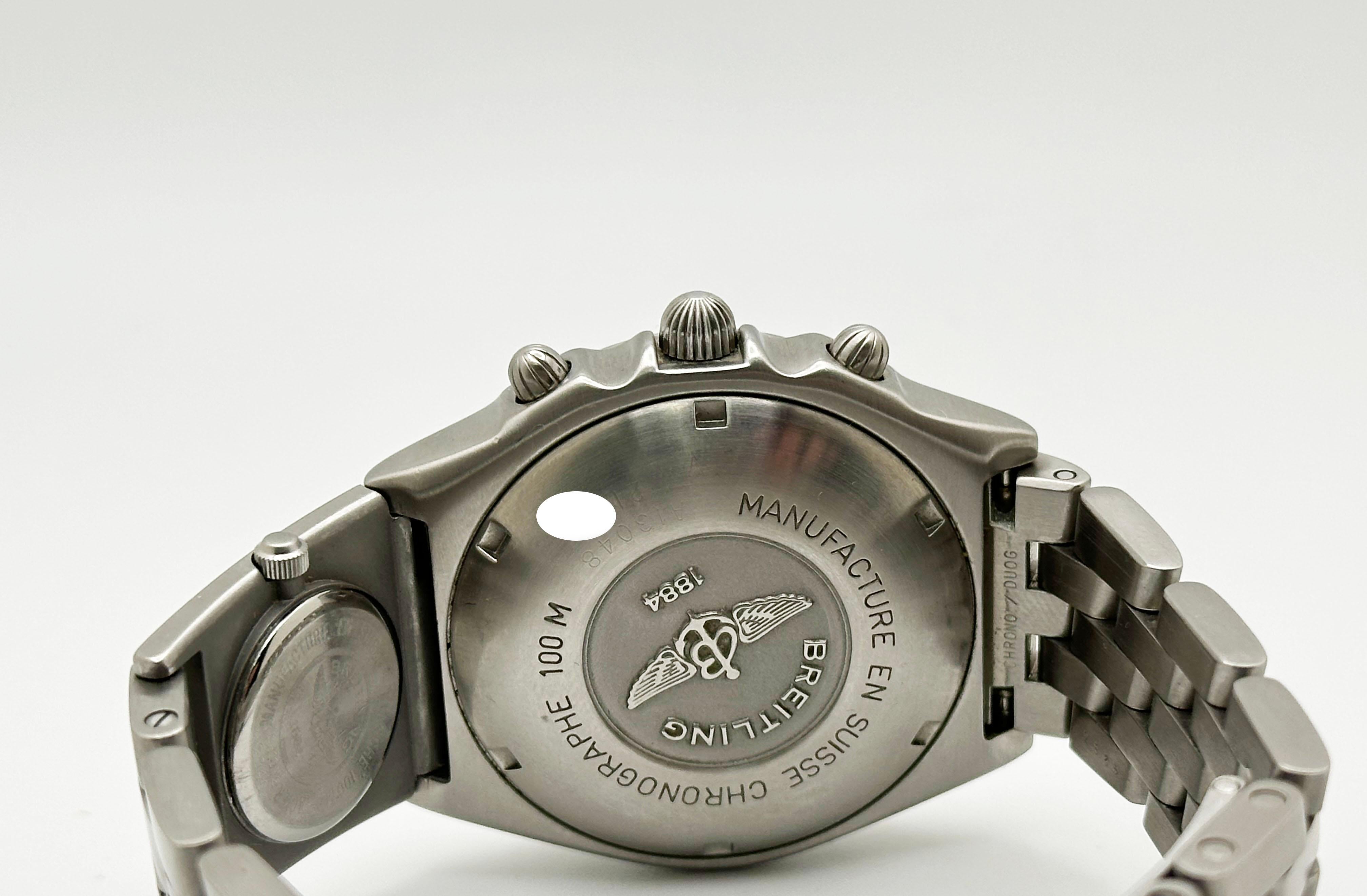 Breitling Chronomat A13048 Stainless Steel UTC Bracelet 39mm For Sale 2