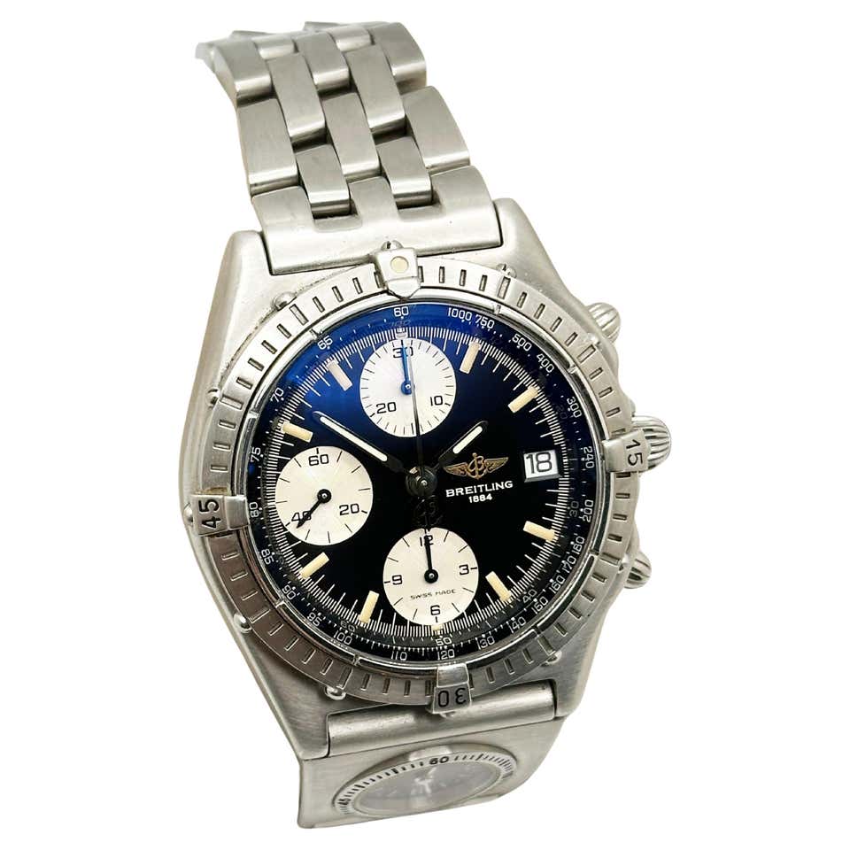 Breitling Chronomat Evolution B13356 44mm MoP Dial Two Tone Wrist Watch ...