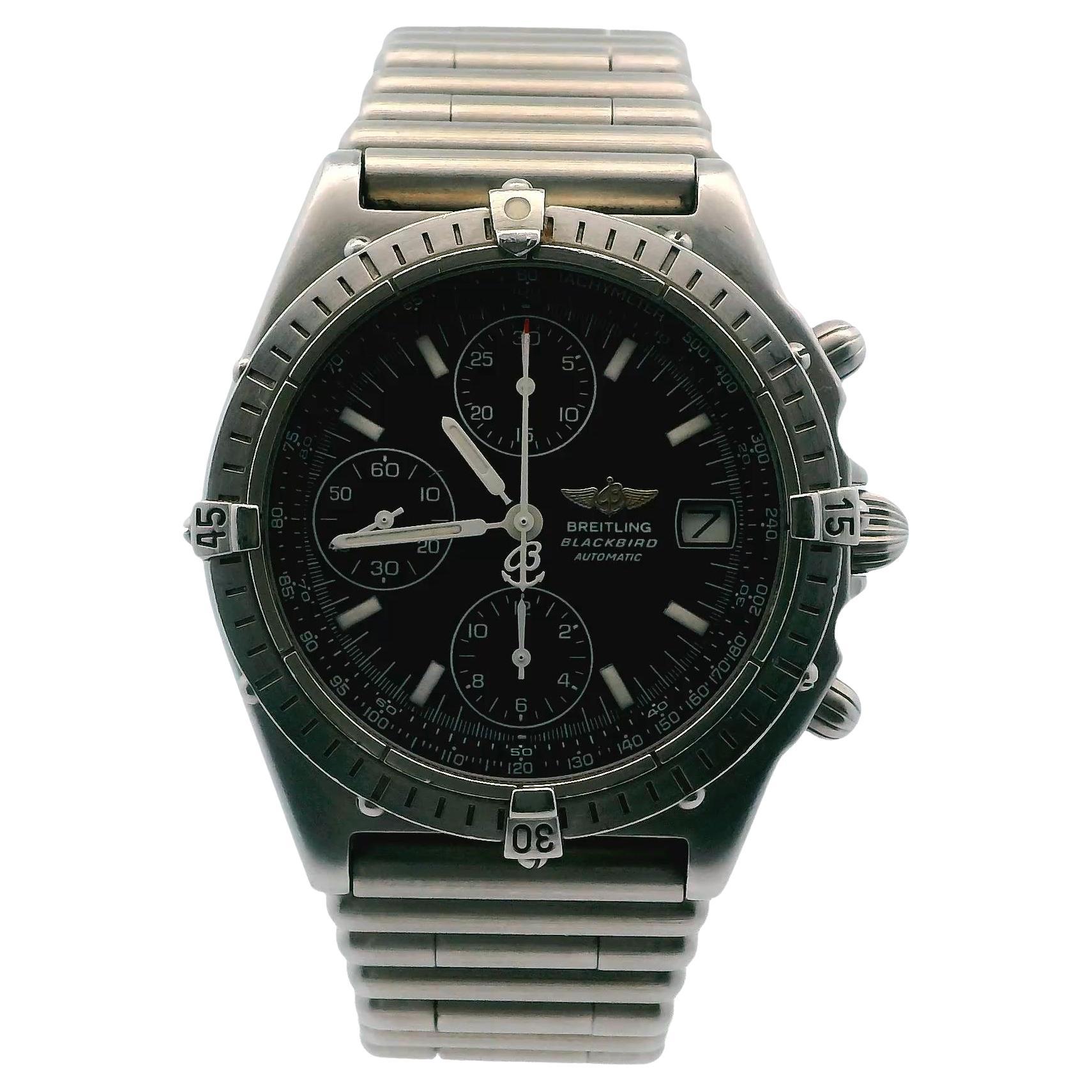 Breitling Chronomat A13050 "BLACKBIRD" Herrenuhr