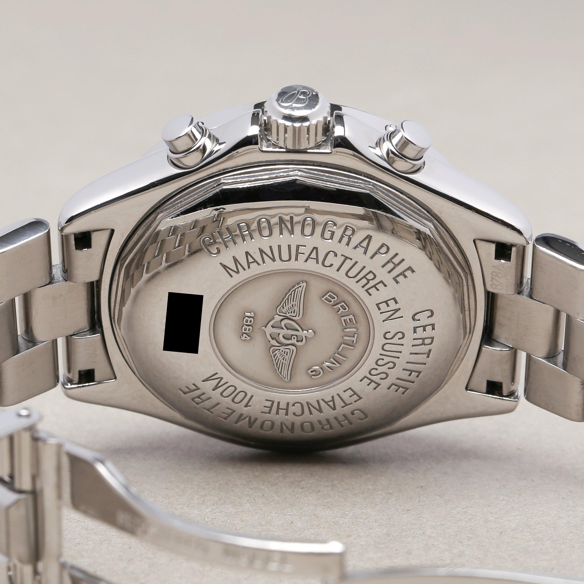 Breitling Chronomat A13335 Herren-Edelstahl-Chronographenuhr 5