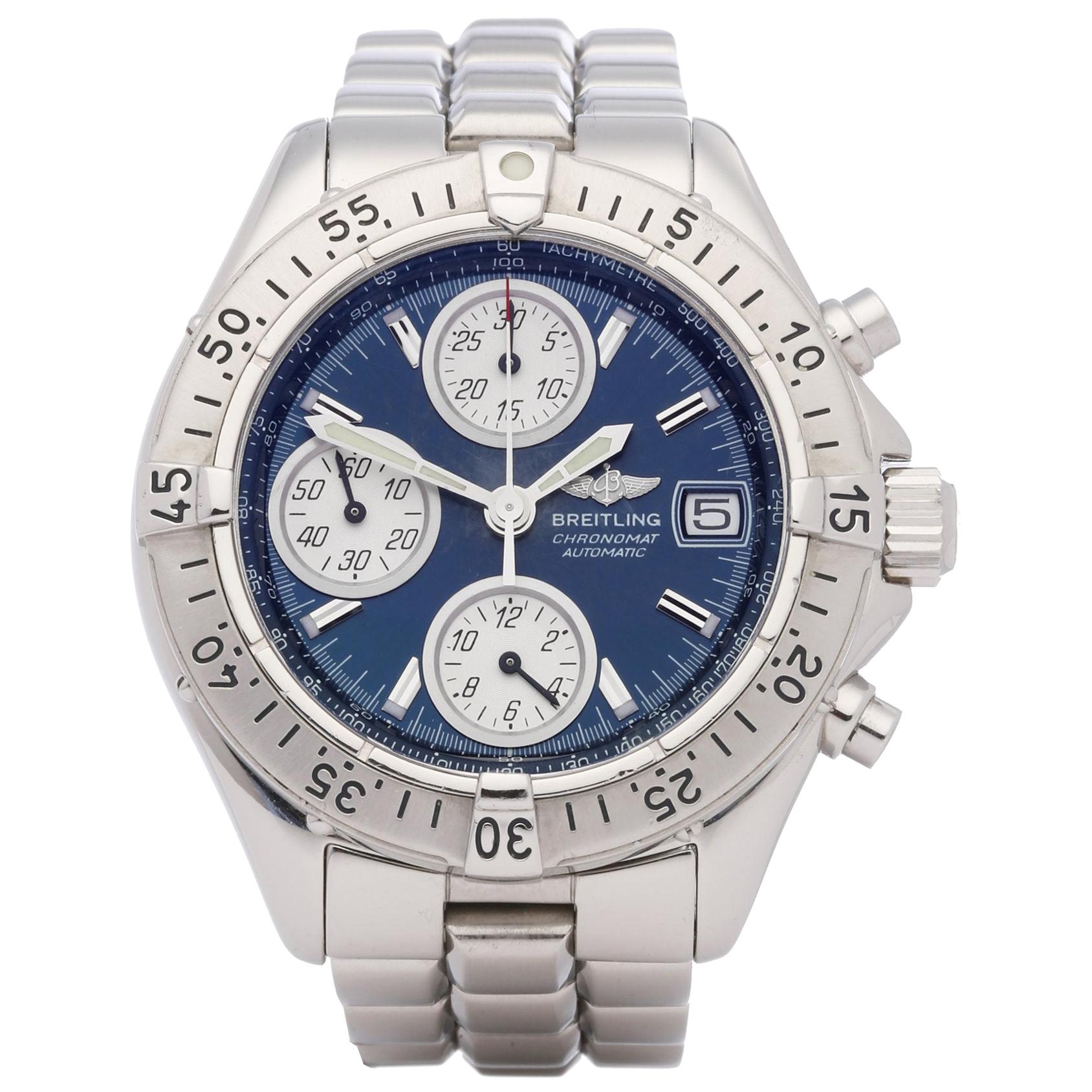 Breitling Chronomat A13335 Men's Stainless Steel Chronograph Watch
