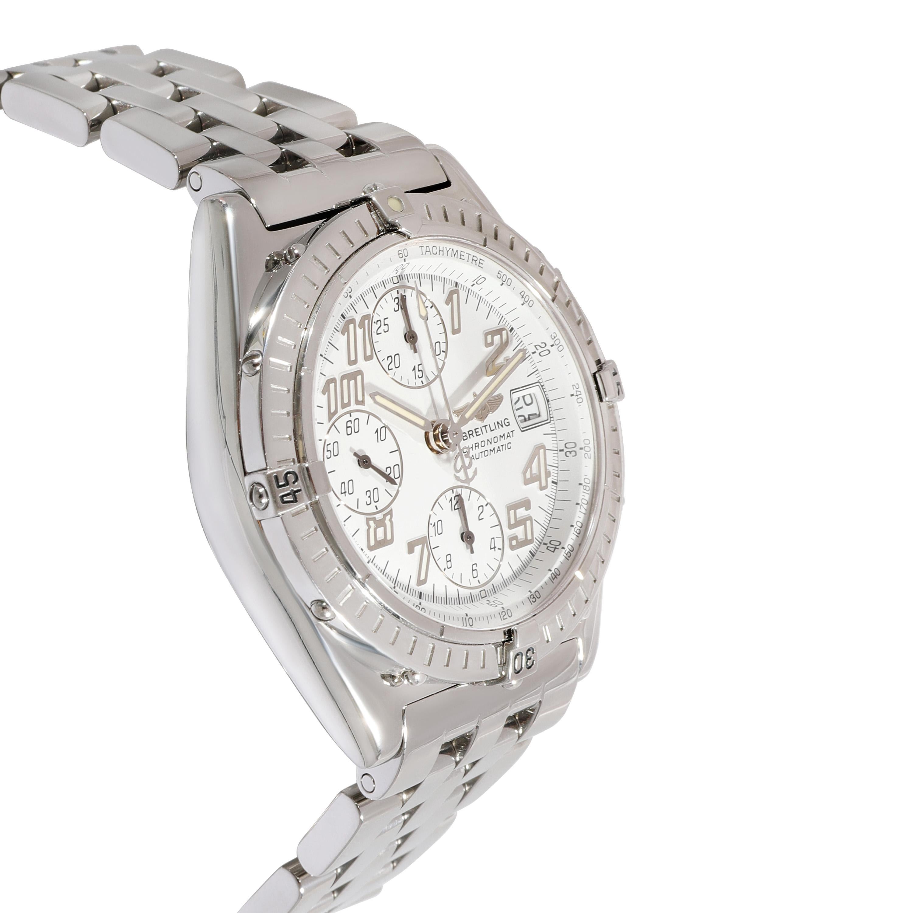 Breitling Chronomat A1335012/A350 Men's Watch in Stainless Steel In Excellent Condition In New York, NY