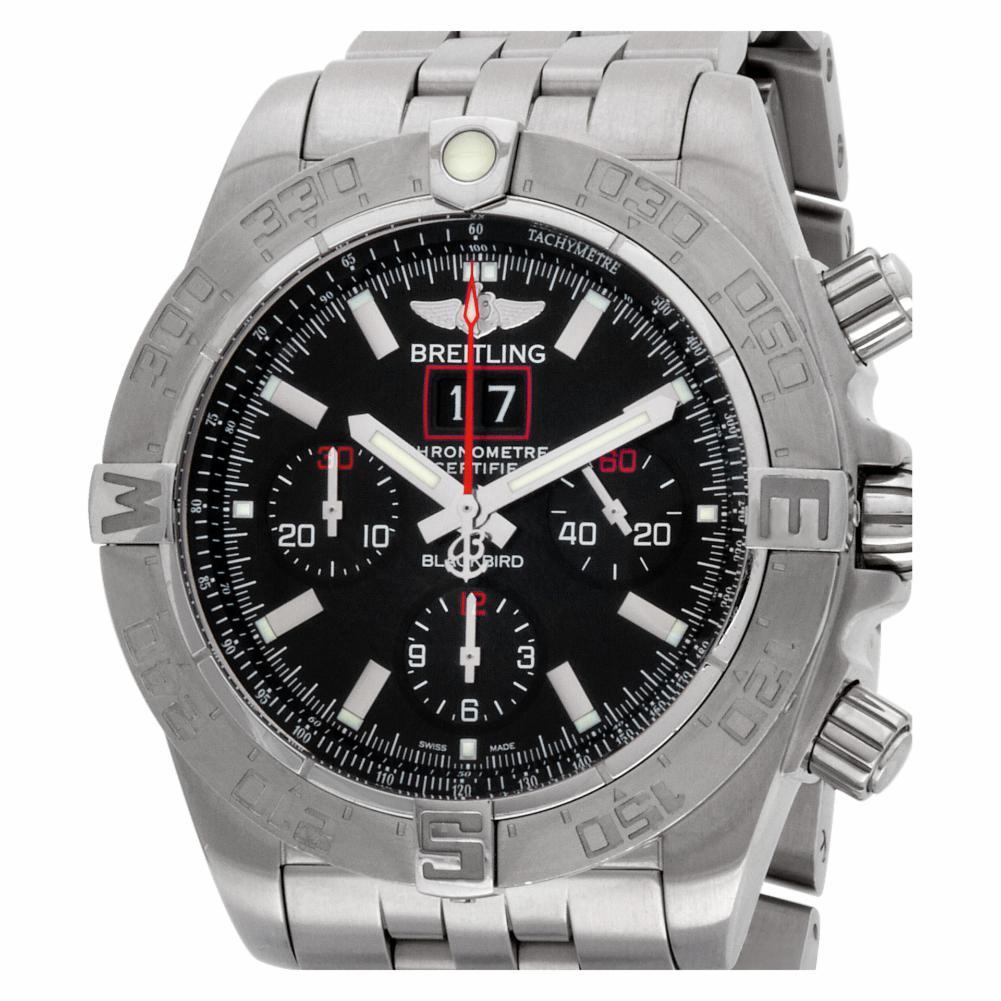 Breitling Chronomat A44360, Black Dial, Certified and Warranty 3