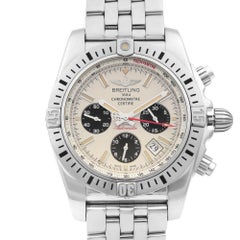 Breitling Chronomat Airborne 44 Stahl Silber Zifferblatt Herrenuhr AB01154G/G786-375A