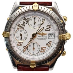 Breitling Chronomat Automatic Chronograph Wristwatch Steel With Gold Detailing