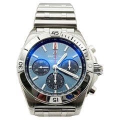 Breitling Chronomat B01 AB0134 42mm Blue Dial Stainless Steel Box Booklet