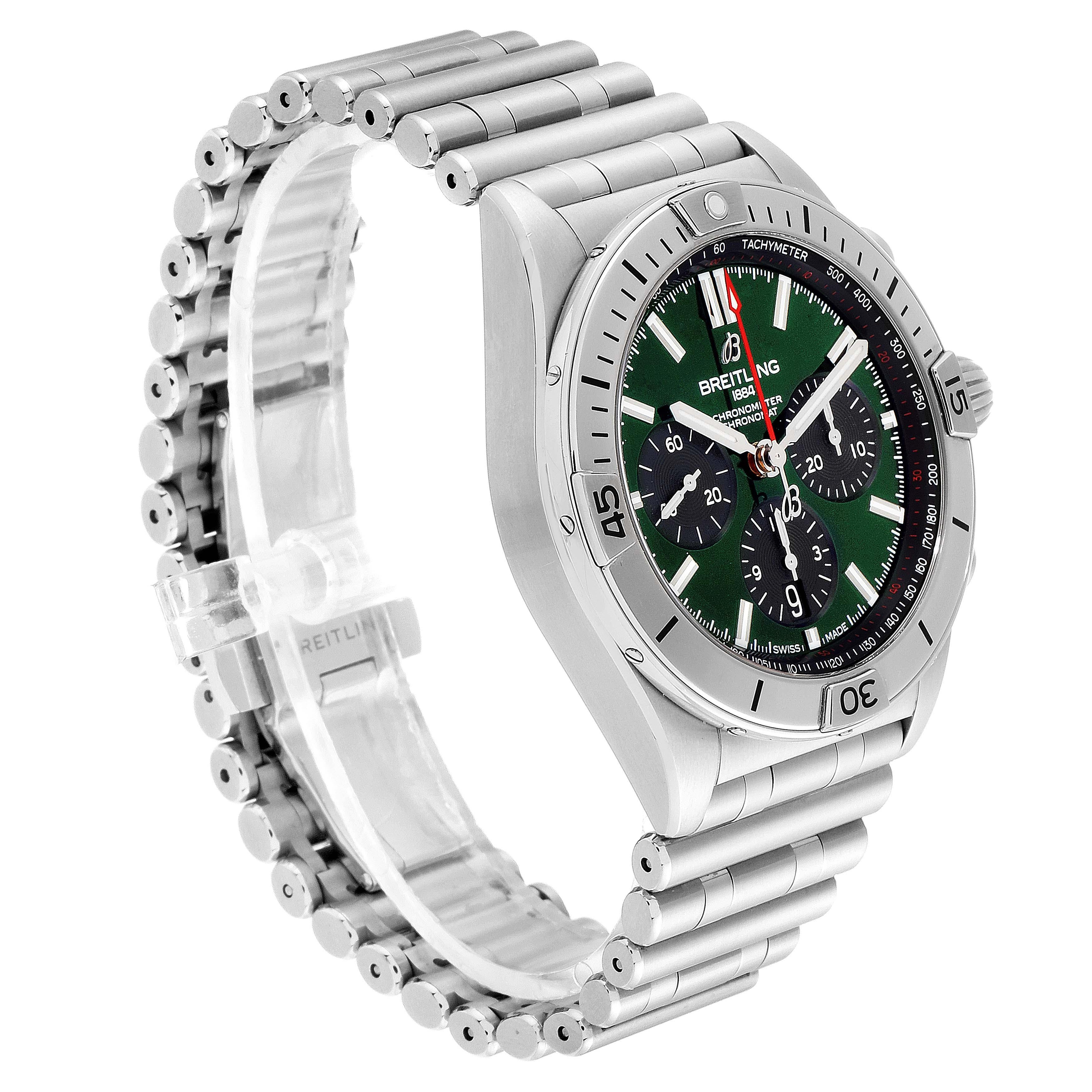 breitling chronomat green