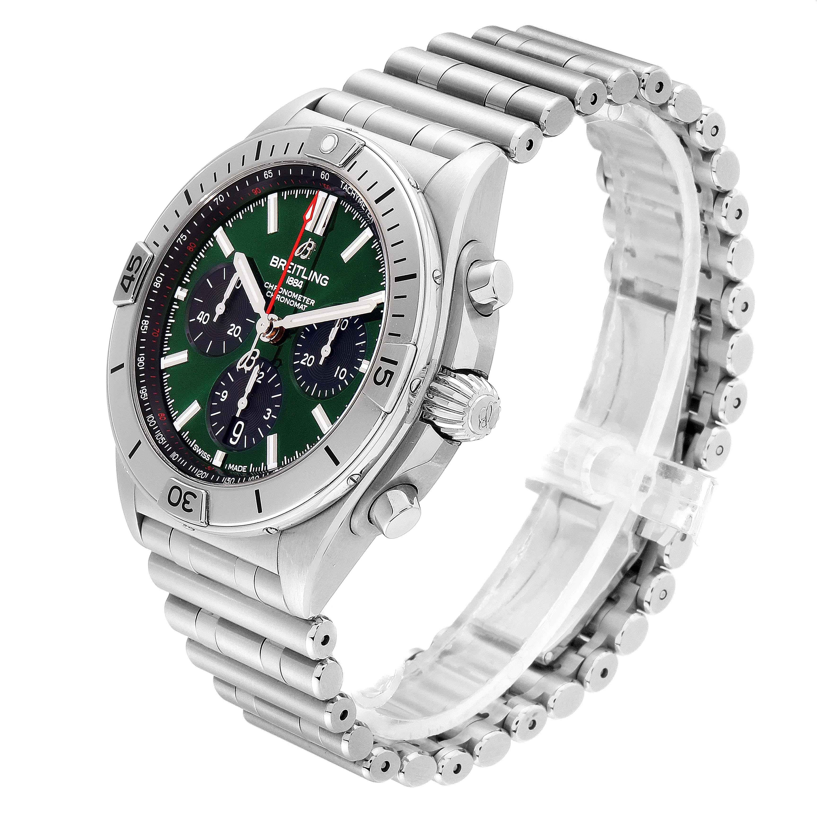 breitling green dial