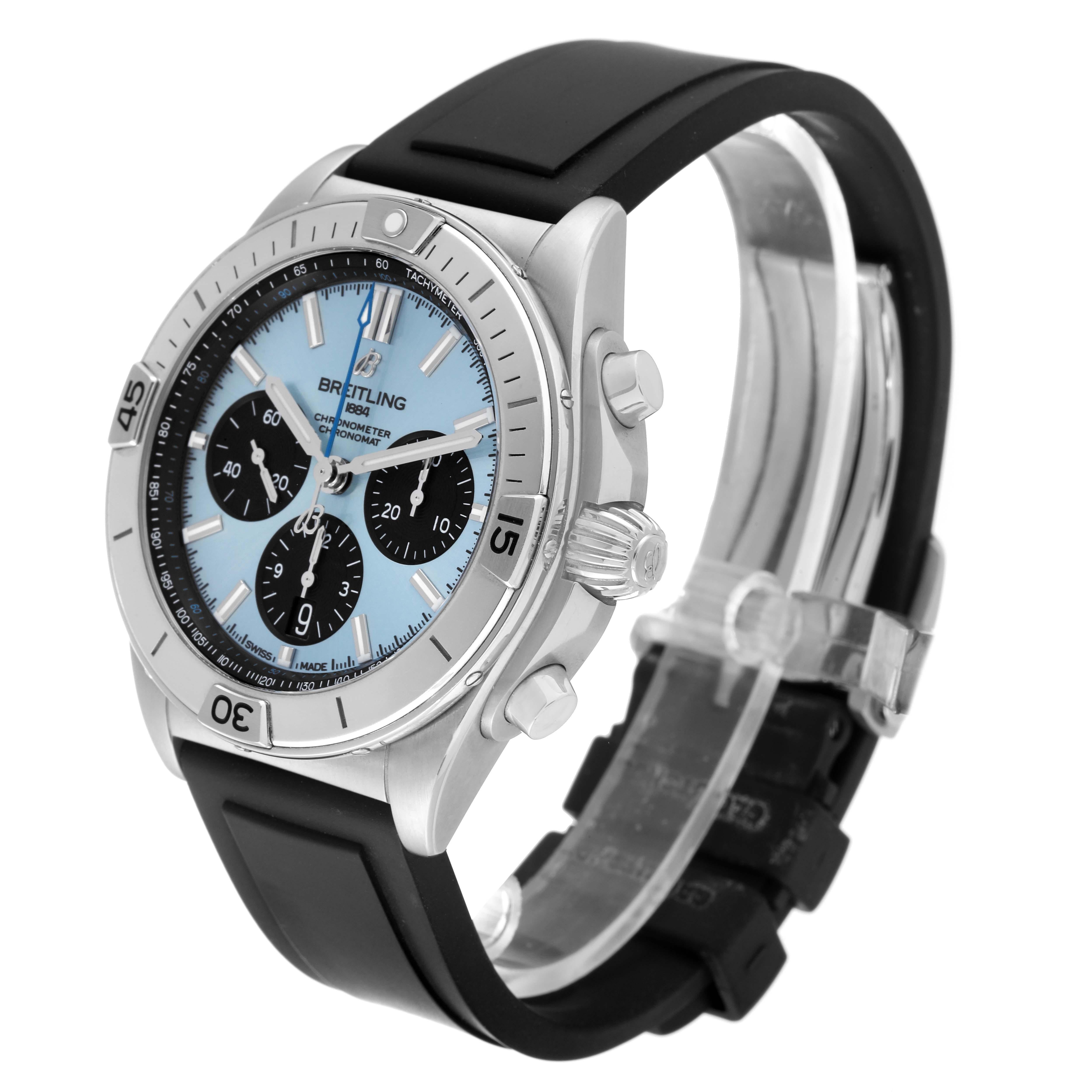 breitling chronomat ice blue