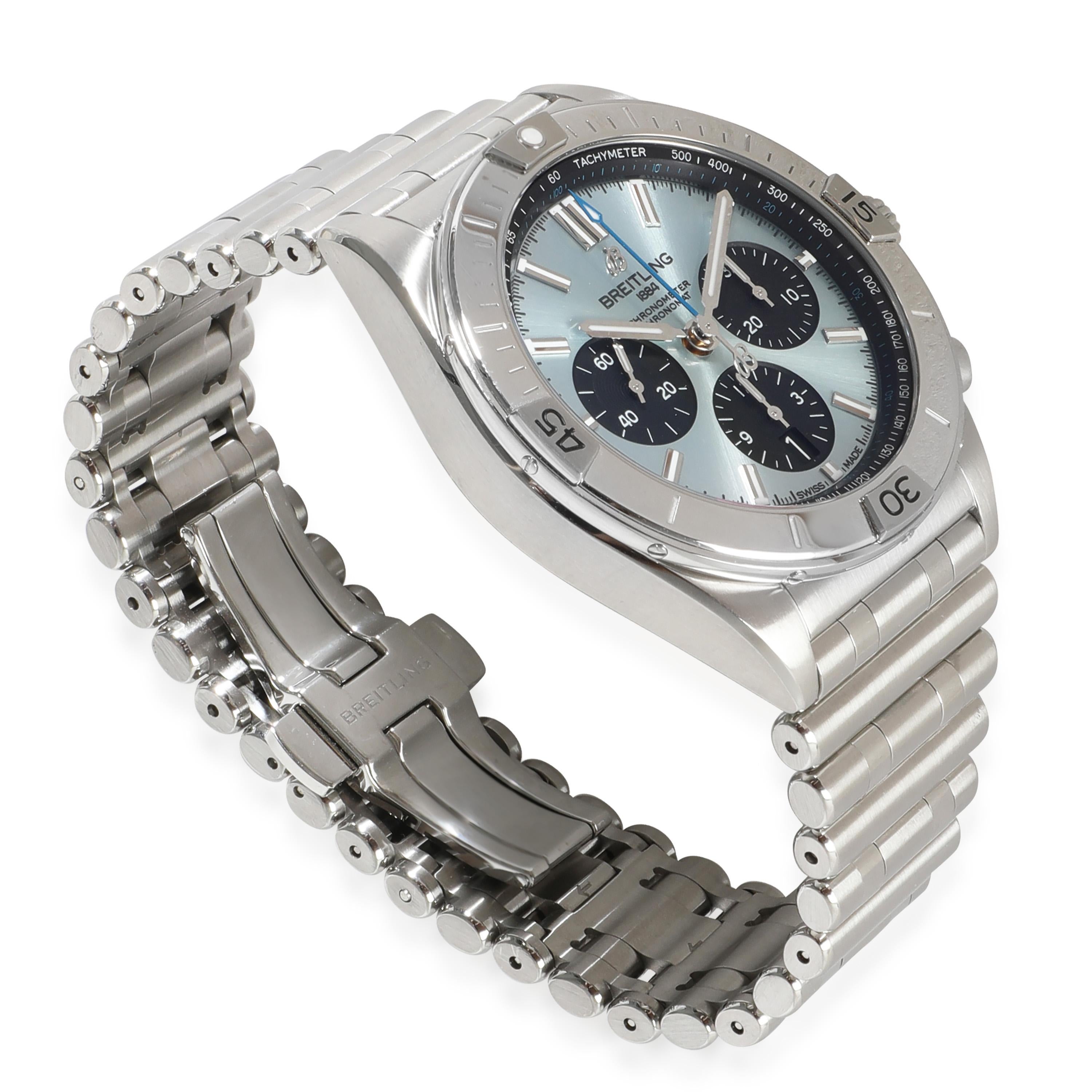 Breitling Chronomat B01 PB0134 Men's Watch in  Stainless Steel/Platinum 1
