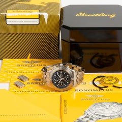 Superbe exemple de chronomat Blackbird de Breitling, boîte et papiers