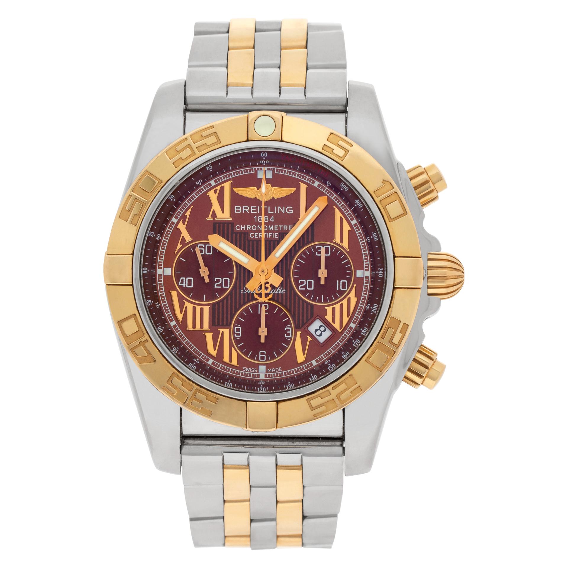 Women's or Men's Breitling Chronomat BO1 in Stainless Steel & 18k Rose Gold, Automatic Watch