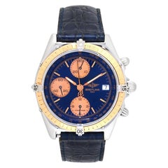 Breitling Chronomat C13047, Gold Dial, Certified and Warranty