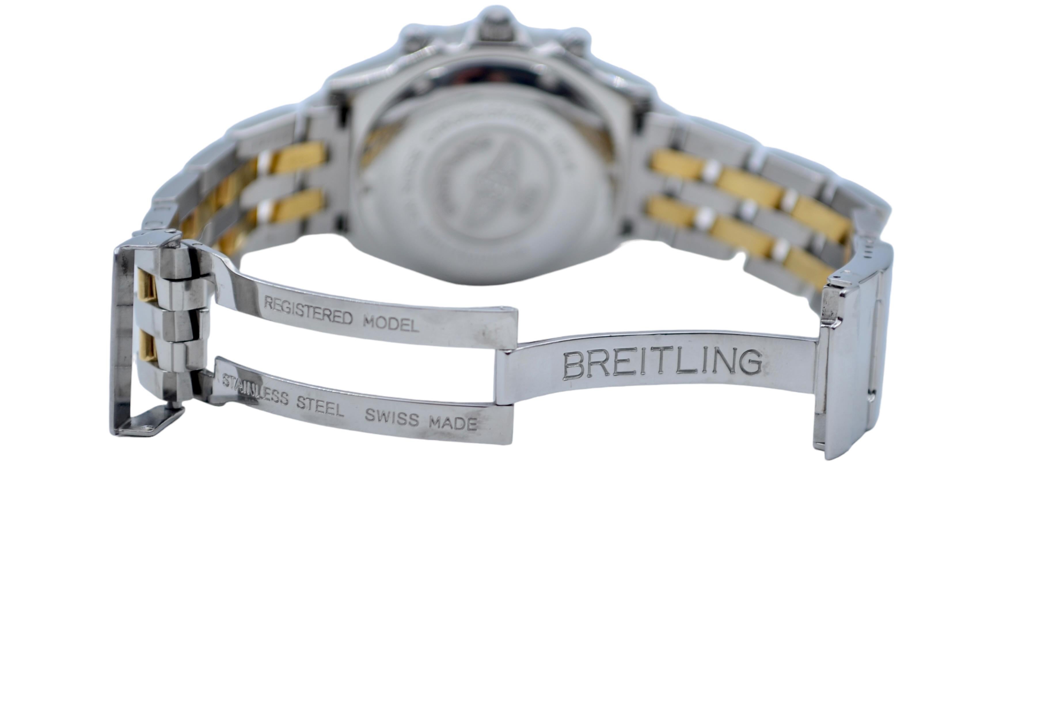 Breitling Chronomat Chronograph 39mm Gold&Steel Automatic Ref: D13050.1 3