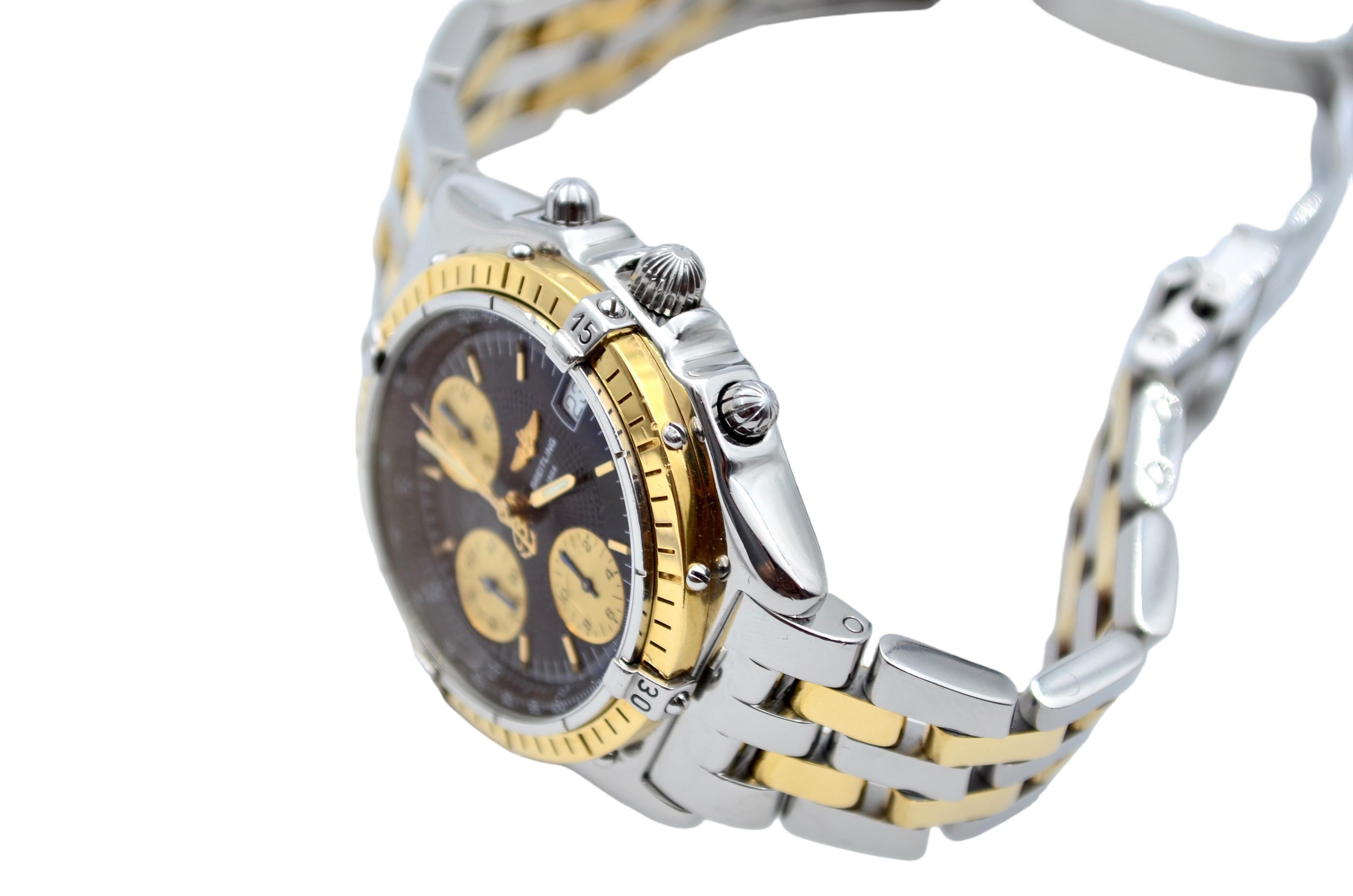 Breitling Chronomat Chronograph 39mm Gold&Steel Automatic Ref: D13050.1 1