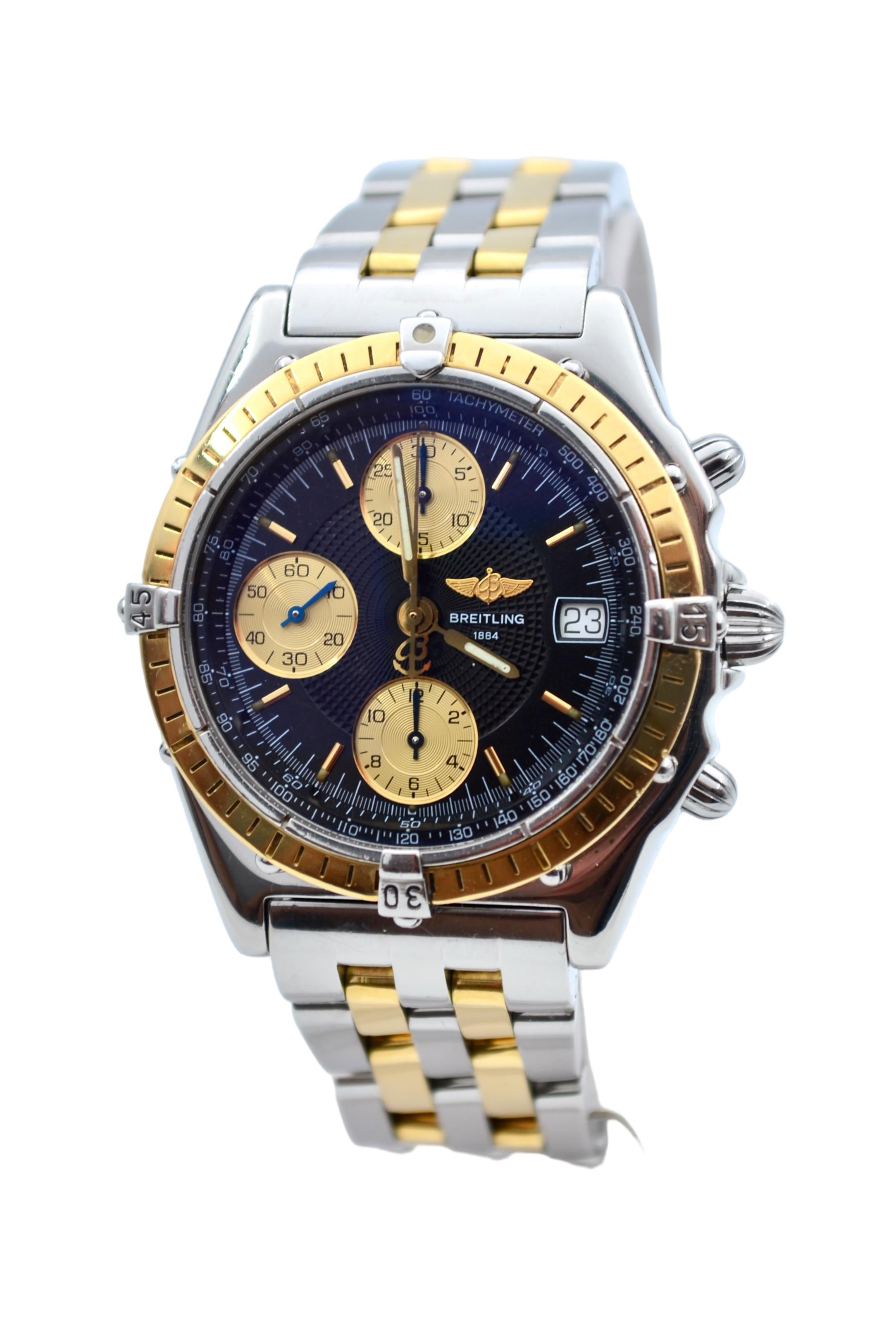 Breitling Chronomat Chronograph 39mm Gold&Steel Automatic Ref: D13050.1