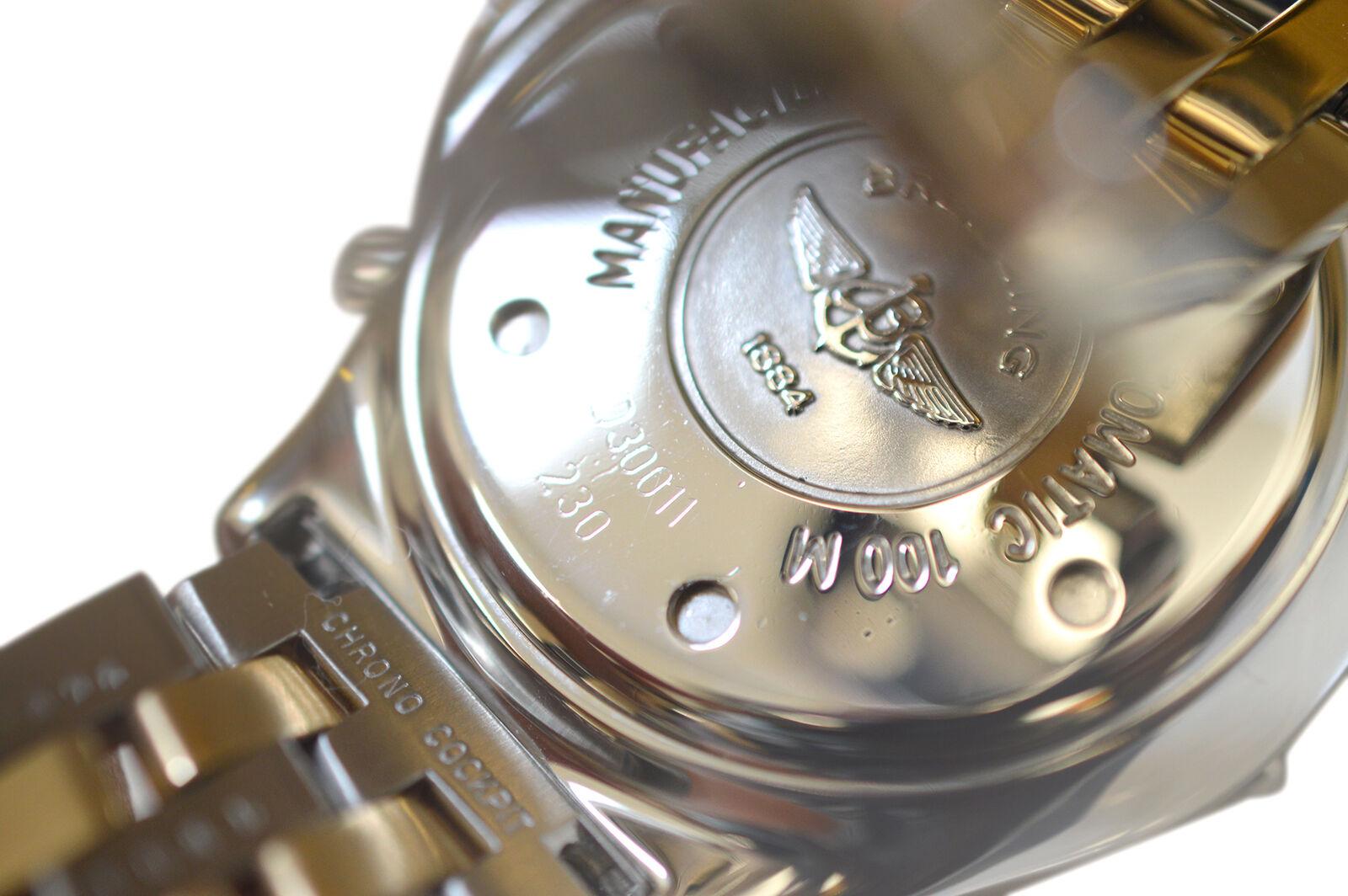 Men's Breitling Chronomat Cockpit D30011 Chrono Gold Steel Automatic Watch