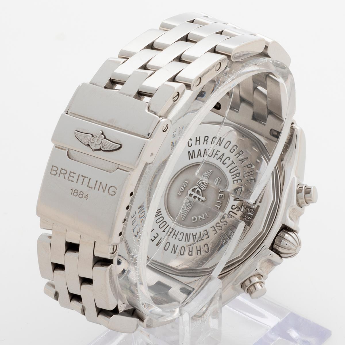 Breitling Chronomat Cockpit Armbanduhr Ref A13357812. Auto, Chrono, Datum, 2007 für Damen oder Herren im Angebot