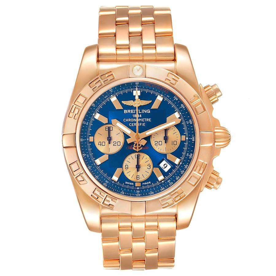 Gold breitling mens clearance watches