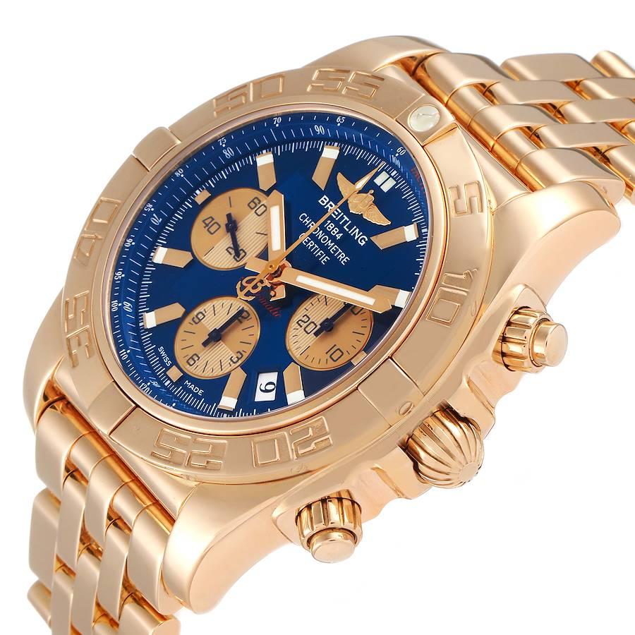 breitling chronomat evolution 18k gold