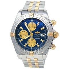 Used Breitling Chronomat Evolution 18k Yellow Gold & Stainless Steel Automatic B13356