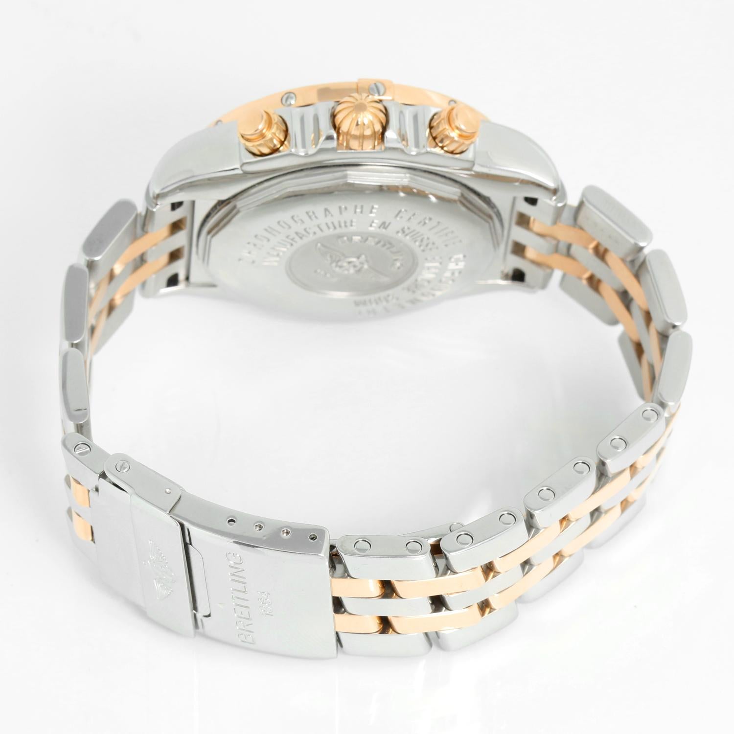Men's Breitling Chronomat Evolution 2-Tone Diamond Watch C13356
