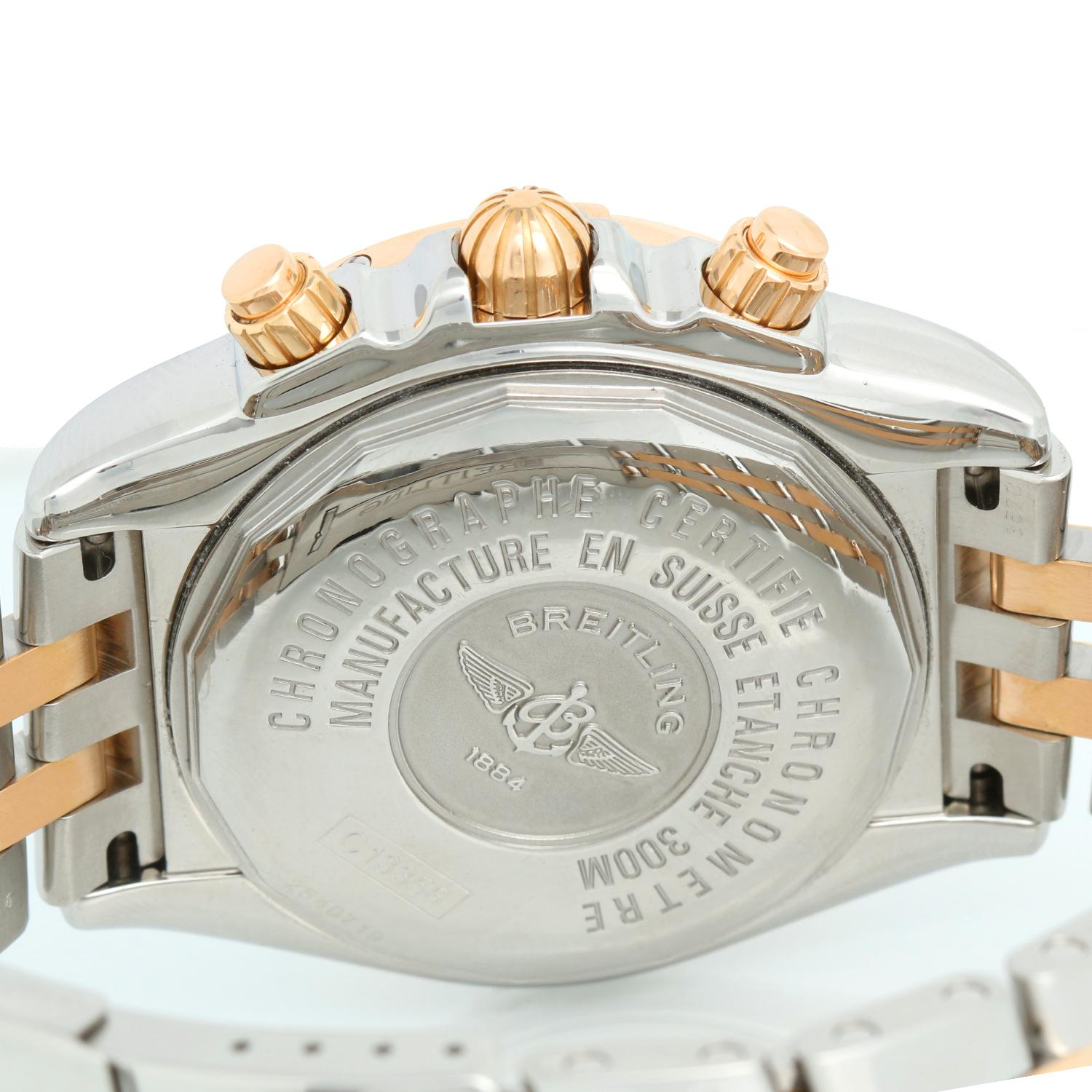 Breitling Chronomat Evolution 2-Tone Diamond Watch C13356 1
