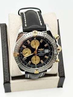Breitling Chronomat Evolution B13356 18K Yellow Gold Steel With Papers