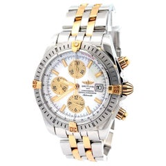 Breitling Chronomat Evolution B13356 44mm MoP Dial Two Tone Wrist Watch