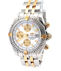 Reloj de pulsera Breitling Chronomat Evolution B13356 44mm Esfera MoP Bicolor