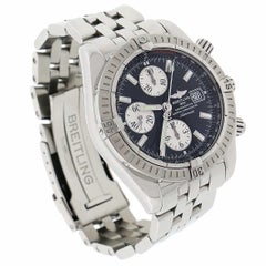 Breitling Chronomat Evolution Chronograph Black Dial Automatic Watch