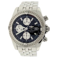 Breitling Chronomat Evolution Chronograph Black Dial Automatic Watch