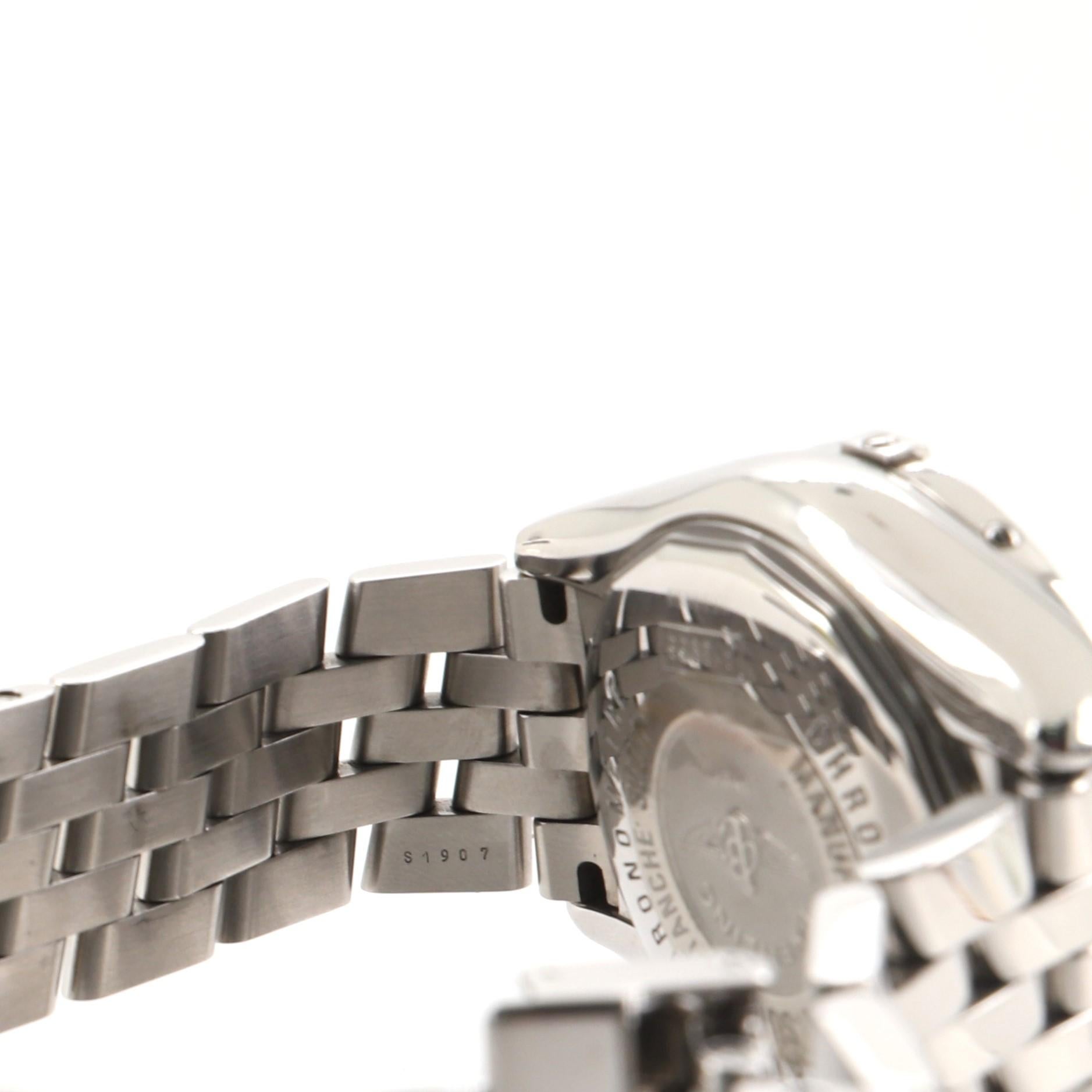 Women's or Men's Breitling Chronomat Evolution Chronometer Chronograph Automatic Watch Stainless 