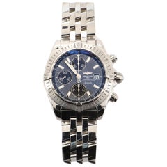 Breitling Chronomat Evolution Chronometer Chronograph Automatic Watch Stainless
