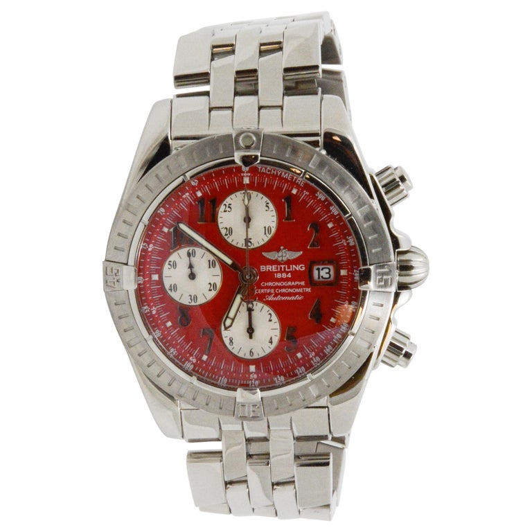 breitling chronomat red