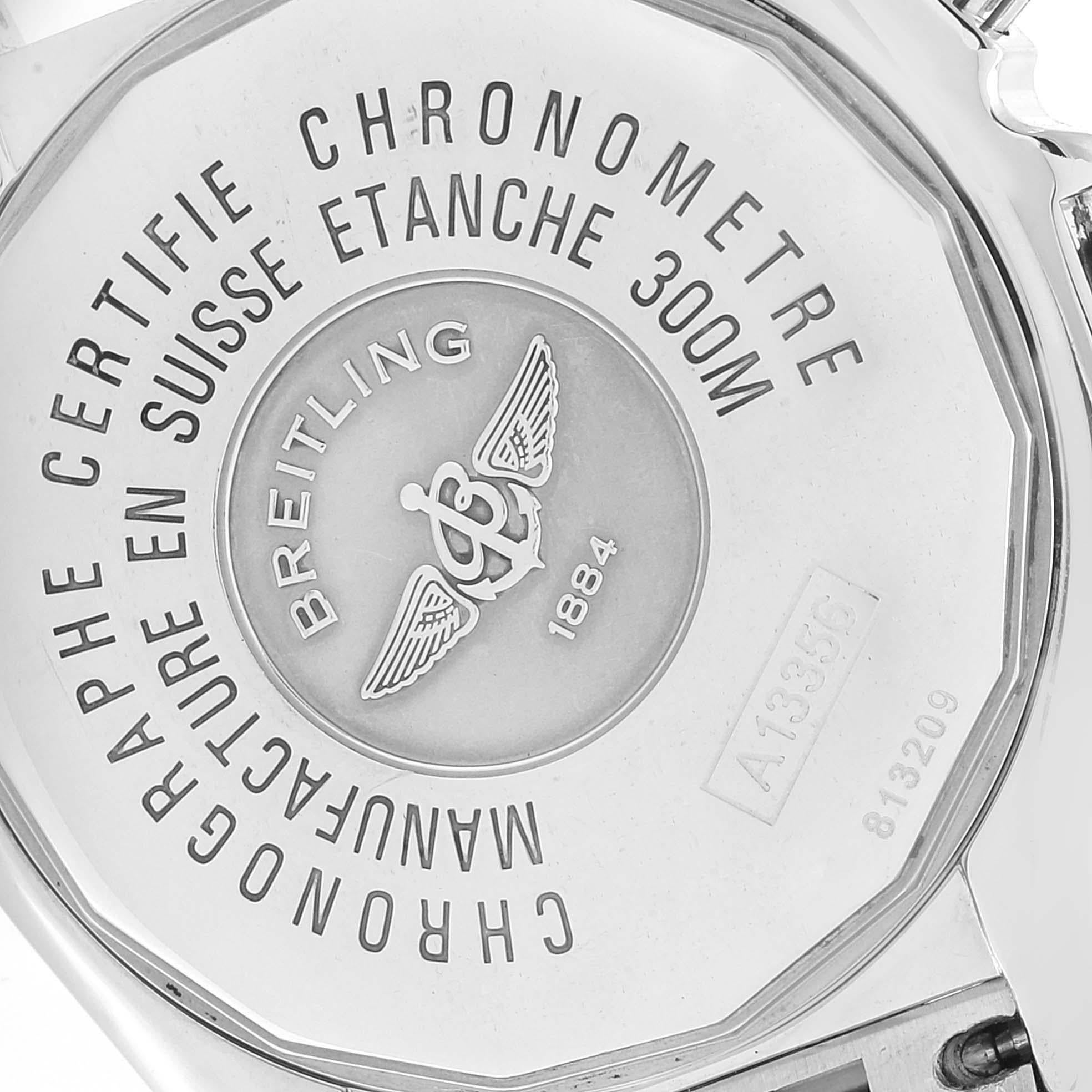 Breitling Chronomat Evolution Steel Black Dial Steel Men's Watch A13356 3