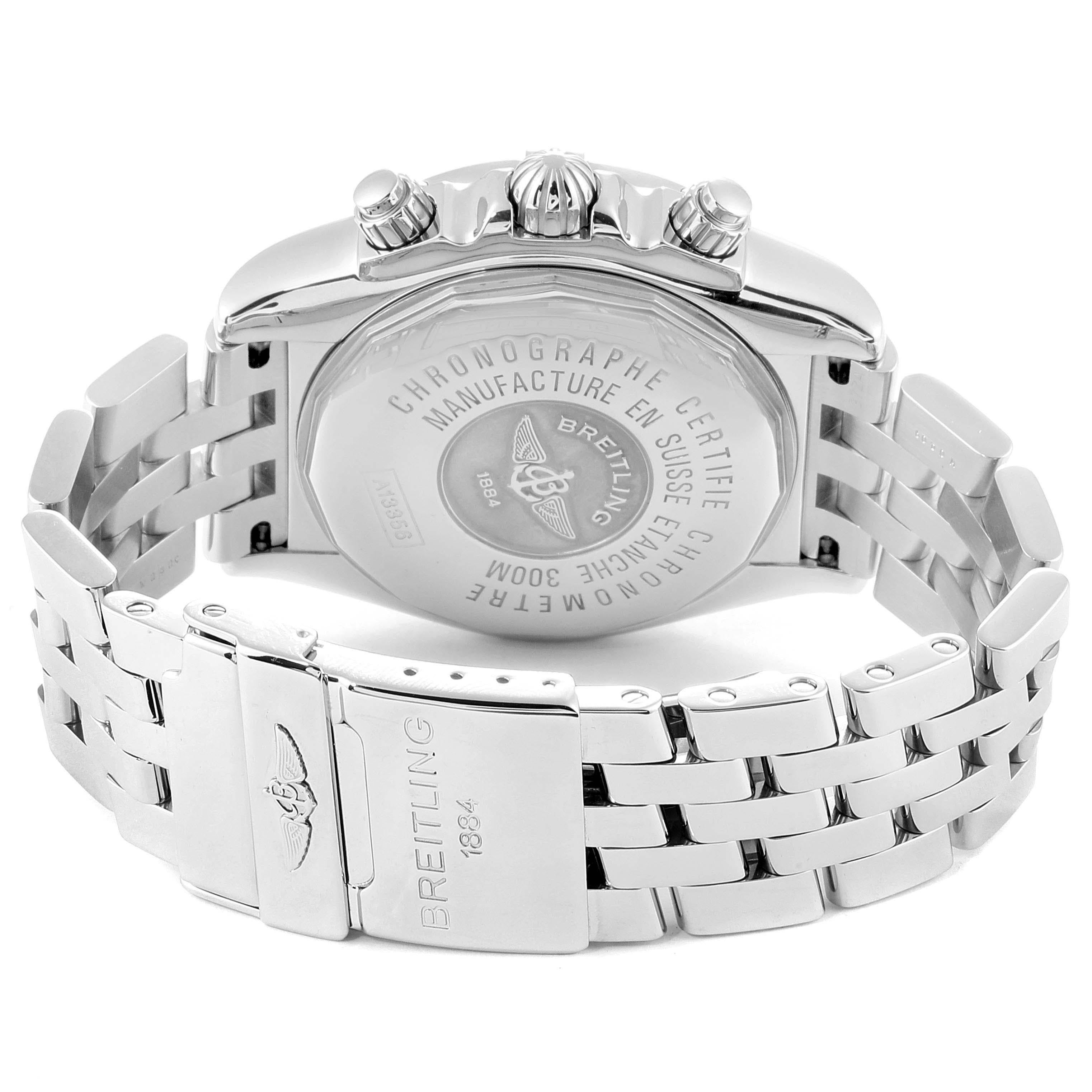 Breitling Chronomat Evolution Steel Black Dial Steel Men's Watch A13356 2