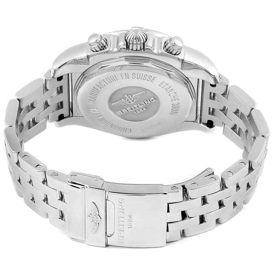 Breitling Chronomat Evolution Steel Diamond Men's Watch AB0140 Box Papers 2