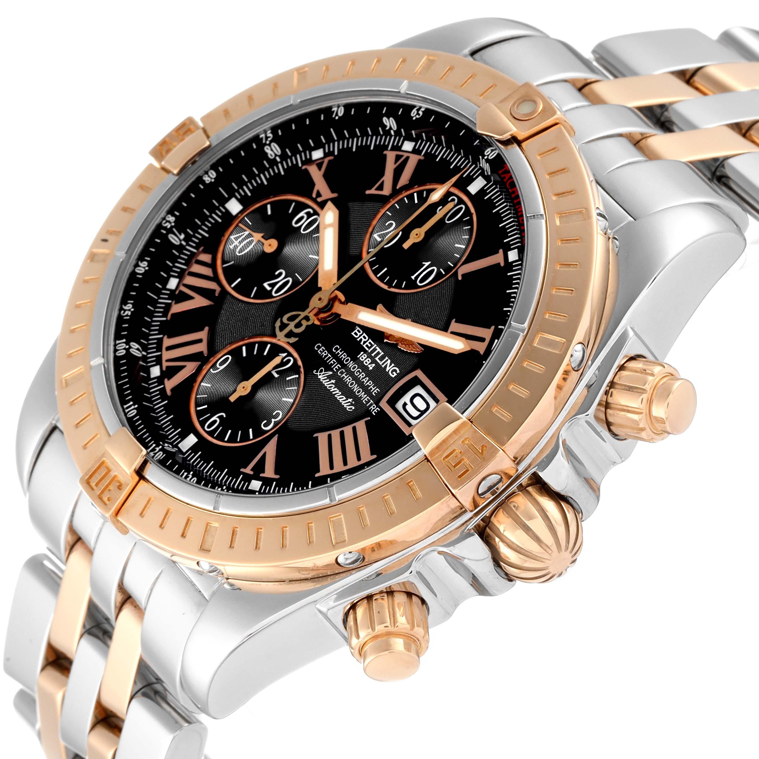 breitling chronomat gold steel