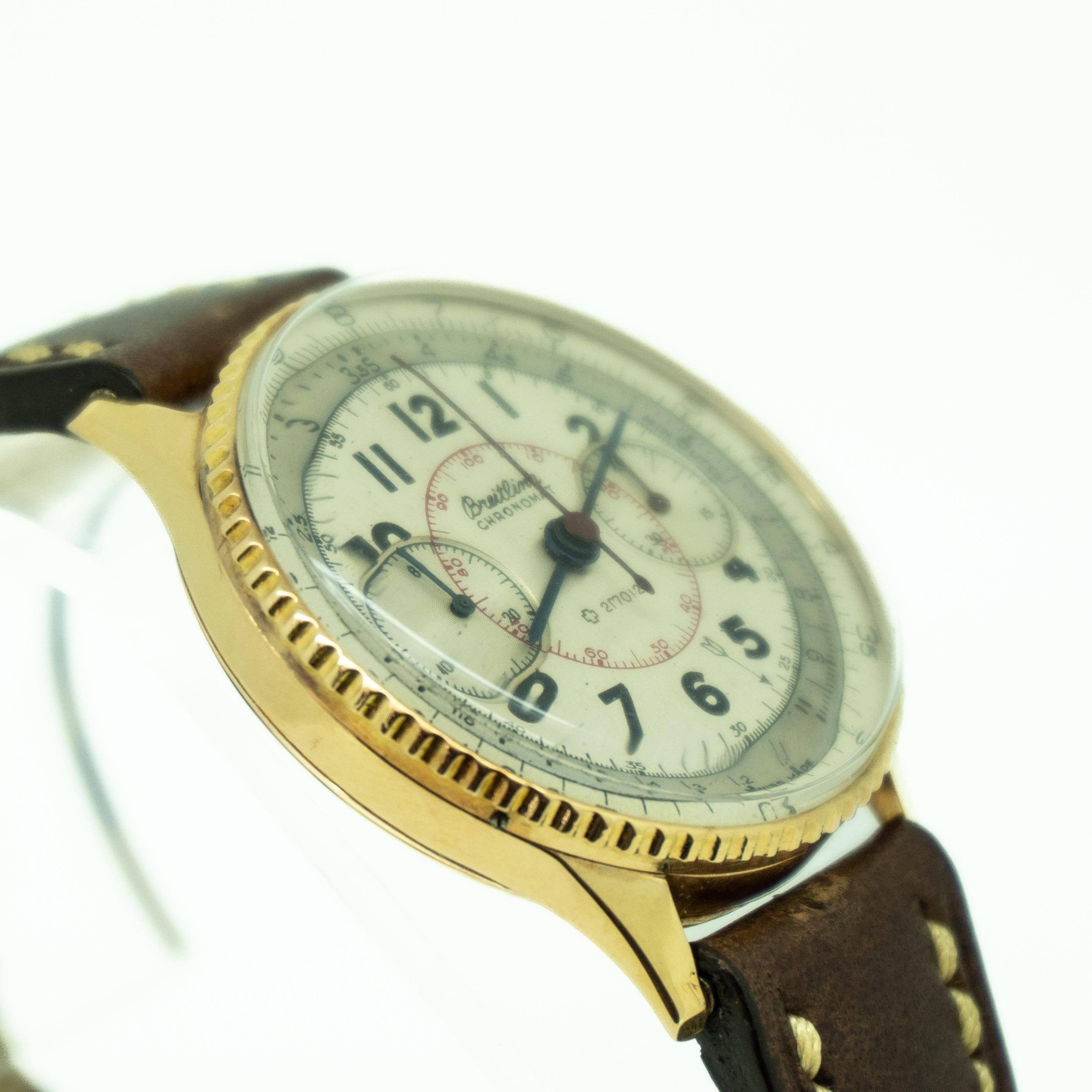 Pour beaucoup, la Breitling 769 Chronomat représente la quintessence de la collection de montres anciennes.
• Garantie d'authenticité à 100 %.
• Garantie de bon fonctionnement.
• Toutes les fonctions fonctionnent comme prévu. La montre fonctionne