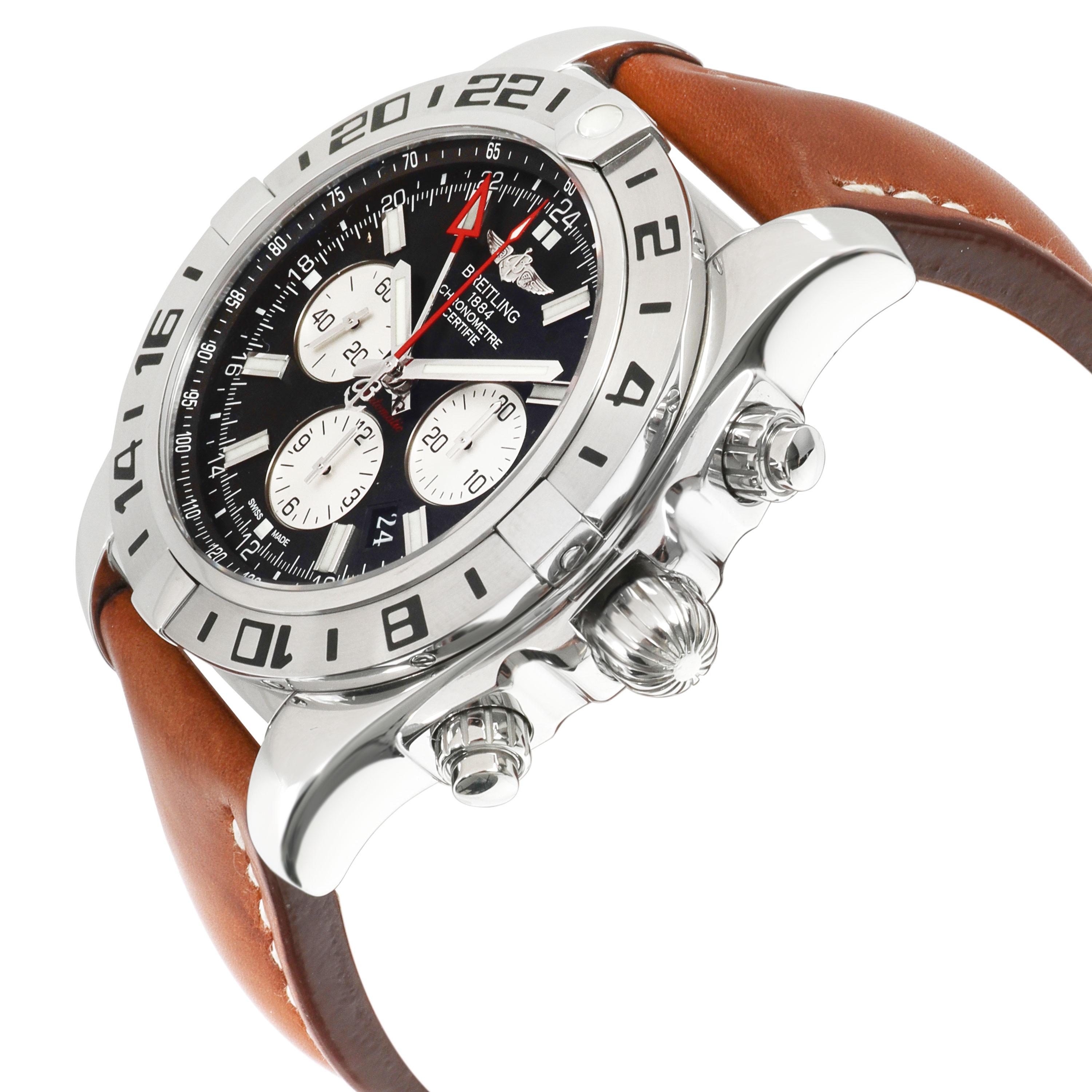Breitling Chronomat GMT AB0413B9/BD17 Men's Watch in Stainless Steel

SKU: 108748

PRIMARY DETAILS
Brand: Breitling
Model: Chronomat GMT
Country of Origin: Switzerland
Movement Type: Mechanical: Automatic/Kinetic
Year Manufactured: 2014
Year of